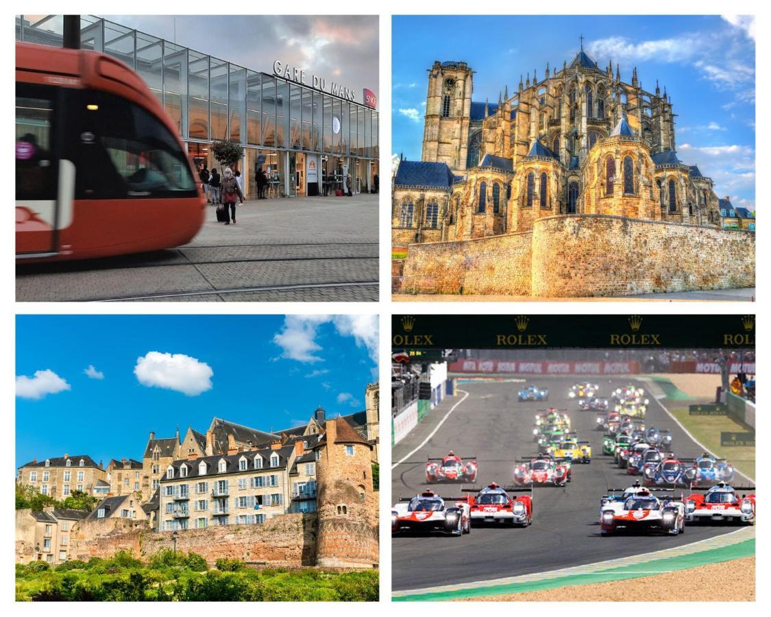 L'Appart K-Ouleur- Wifi Fibre-Checkin Auto- 2 Pers Le Mans Luaran gambar
